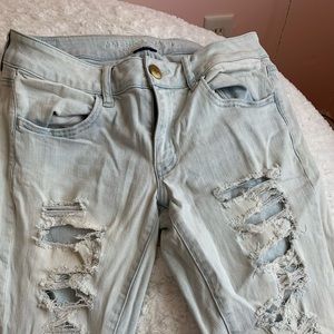 American Eagle Very light wash Super Stretch Jeans